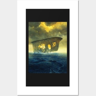 Beksinski - Seascapes by Polish painter Posters and Art